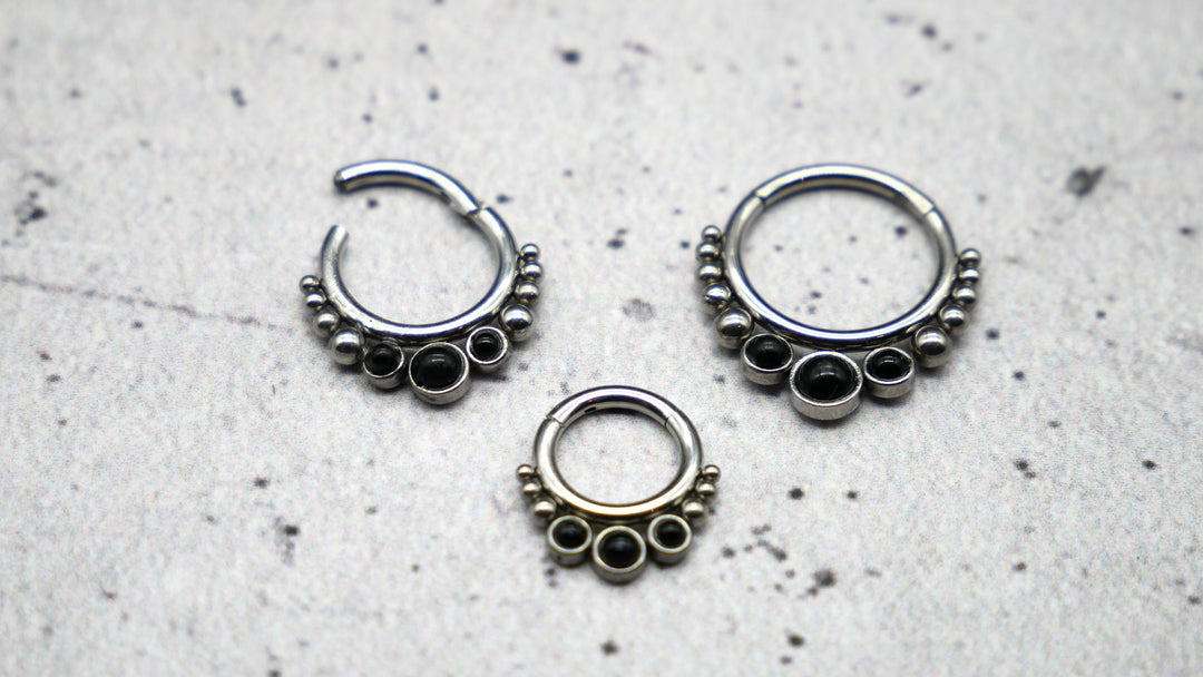 Piercing Ring Septum Chirurgenstahl 1,2mm 16g - 1A/15