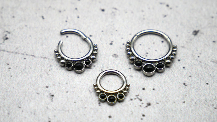 Piercing Ring Septum Chirurgenstahl 1,2mm 16g - 1A/15