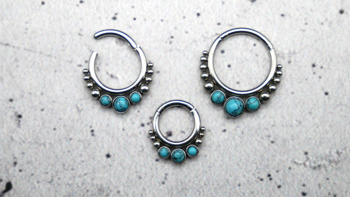 Piercing Ring Septum Chirurgenstahl 1,2mm 16g - 1A/15