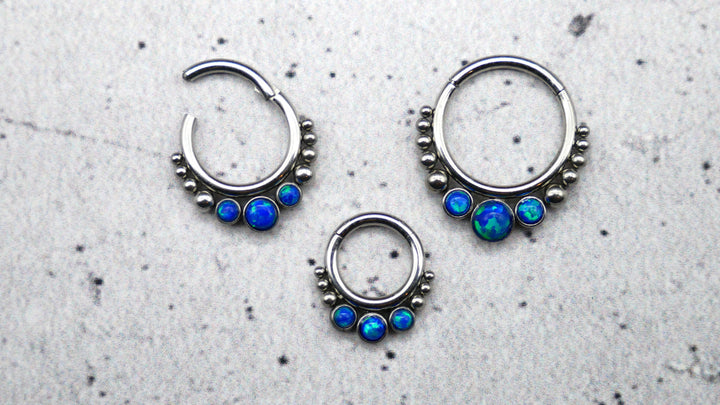 Piercing Ring Septum Chirurgenstahl 1,2mm 16g - 1A/15