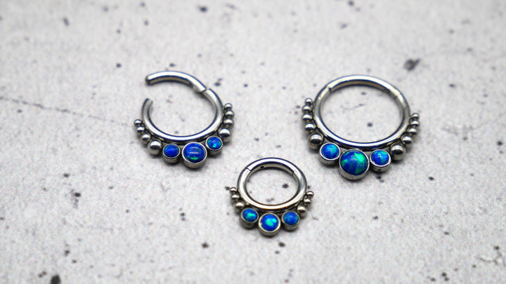 Piercing Ring Septum Chirurgenstahl 1,2mm 16g - 1A/15