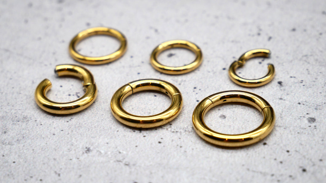 Piercing Ohrring Hinged Stacking Ring Chirurgenstahl - 1A/01