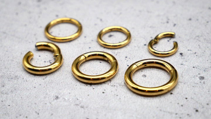 Piercing Ohrring Hinged Stacking Ring Chirurgenstahl - 1A/01
