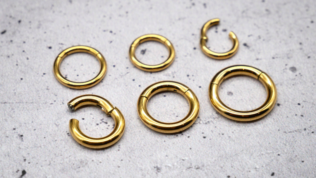 Piercing Ohrring Hinged Stacking Ring Chirurgenstahl - 1A/01