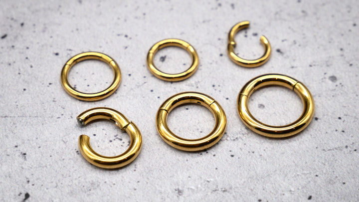 Piercing Ohrring Hinged Stacking Ring Chirurgenstahl - 1A/01