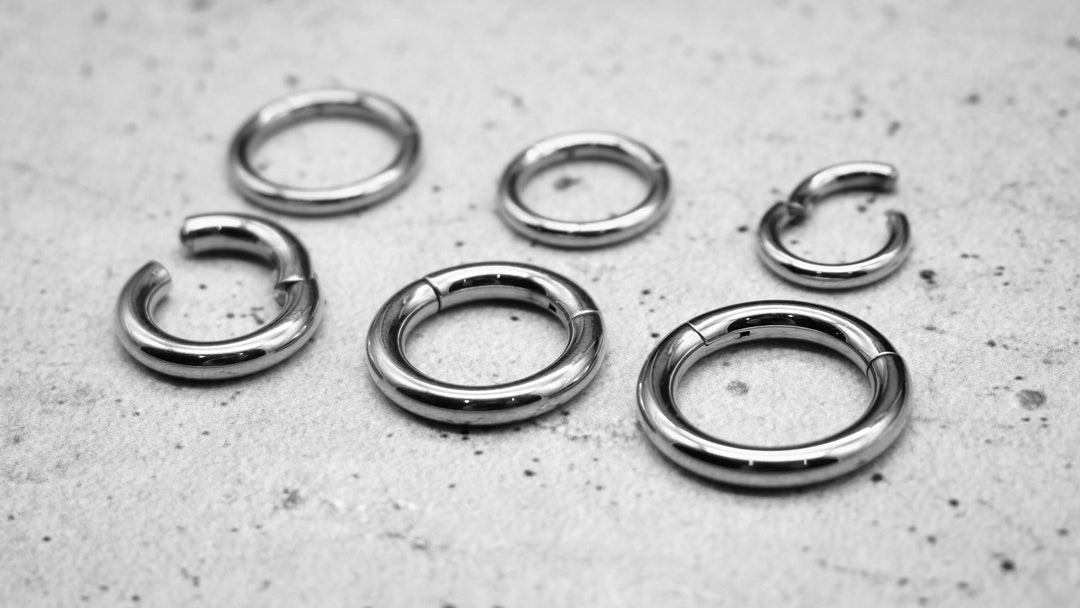 Piercing Ohrring Hinged Stacking Ring Chirurgenstahl - 1A/01