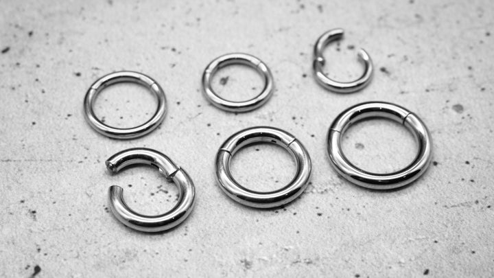Piercing Ohrring Hinged Stacking Ring Chirurgenstahl - 1A/01