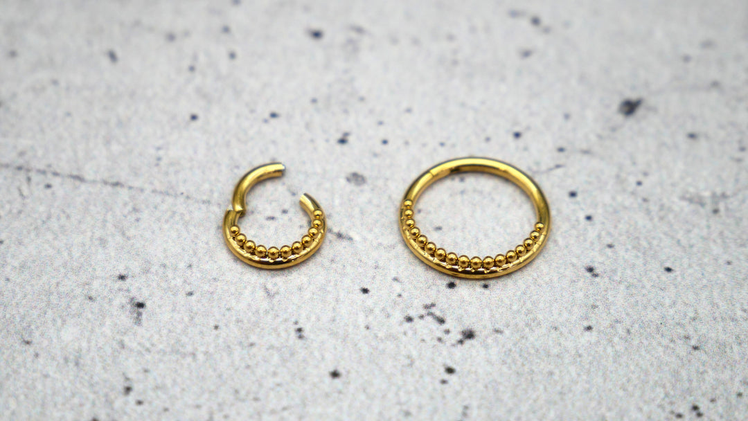 Piercing Ring Nostril Chirurgenstahl 1,2mm 16g - 1A/12