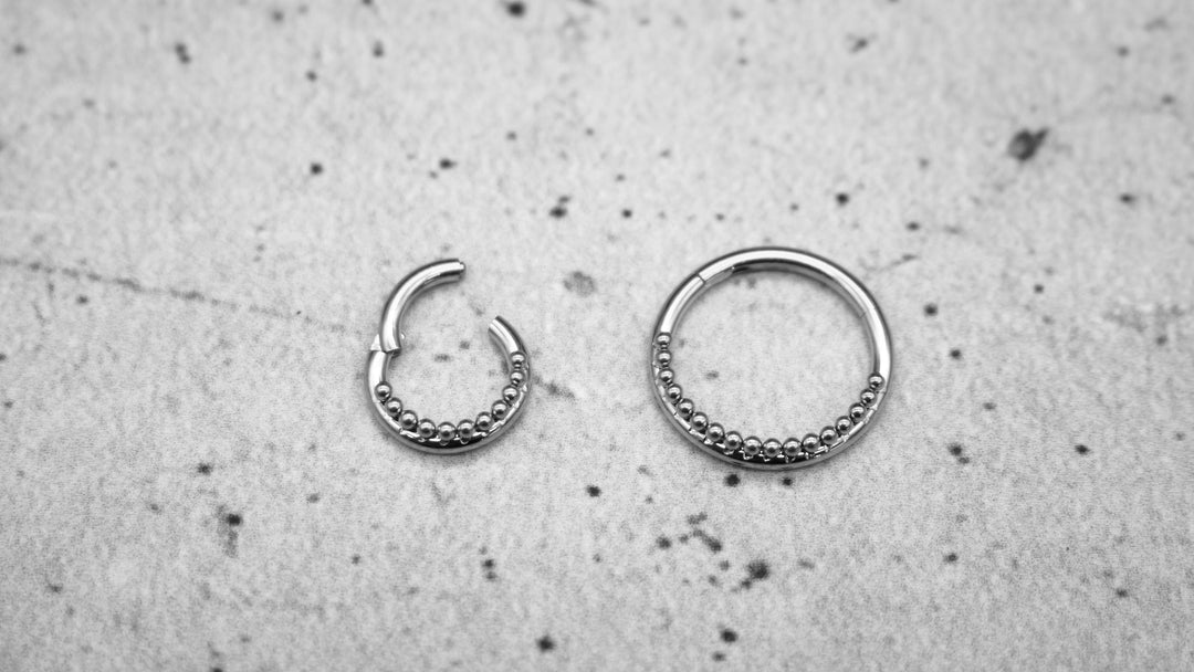 Piercing Ring Nostril Chirurgenstahl 1,2mm 16g - 1A/12