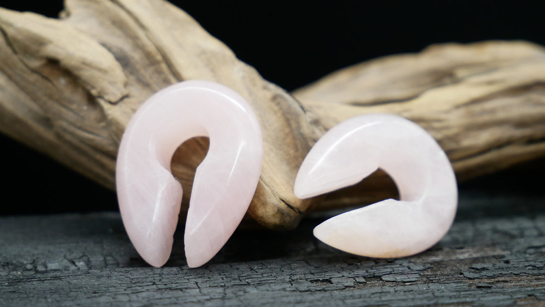 Ohrgewicht Rose Quarts - H4