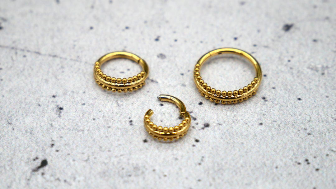 Piercing Ring Nostril Chirurgenstahl 1,2mm 16g - 1A/12