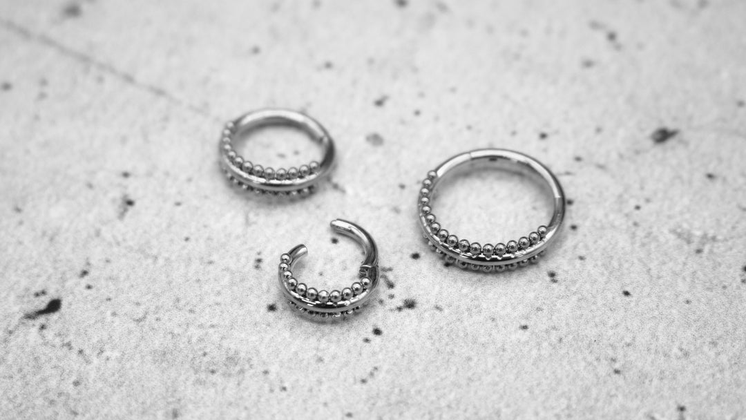 Piercing Ring Nostril Chirurgenstahl 1,2mm 16g - 1A/12