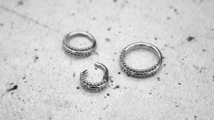 Piercing Ring Nostril Chirurgenstahl 1,2mm 16g - 1A/12