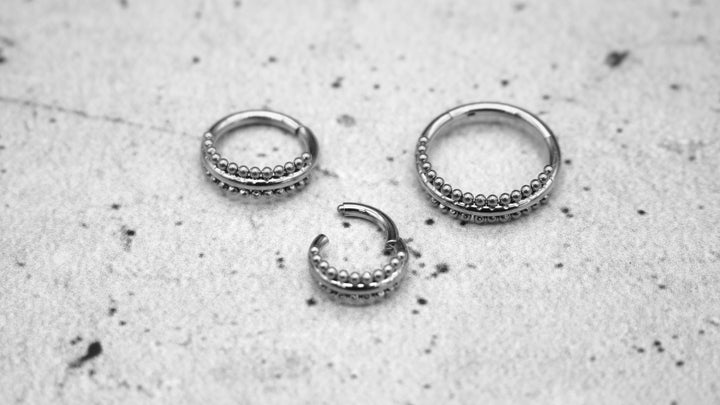 Piercing Ring Nostril Chirurgenstahl 1,2mm 16g - 1A/12