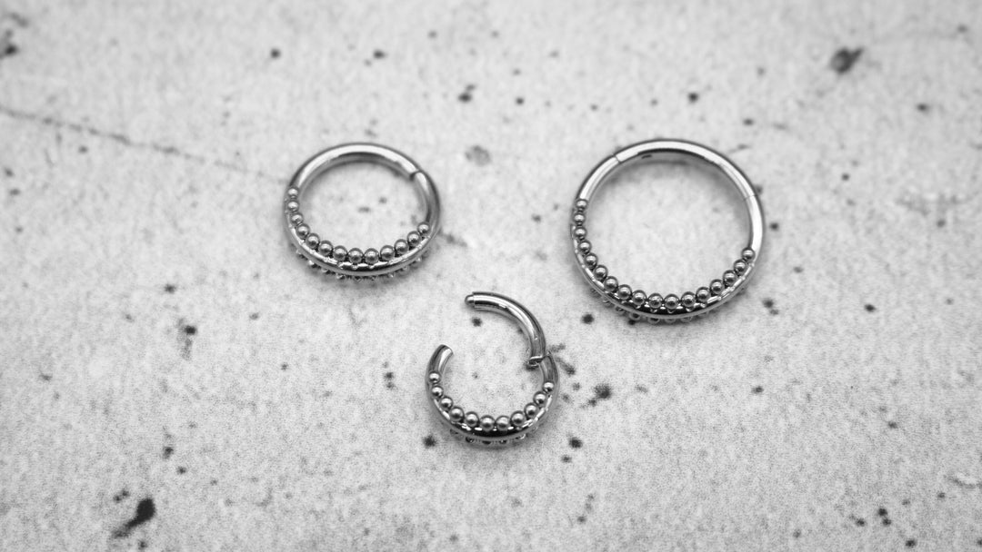 Piercing Ring Nostril Chirurgenstahl 1,2mm 16g - 1A/12