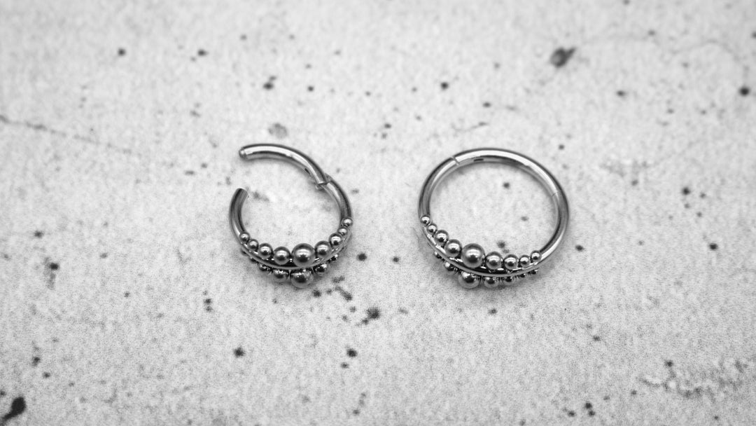 Piercing Ring Nostril Chirurgenstahl 1,2mm 16g - 1A/12