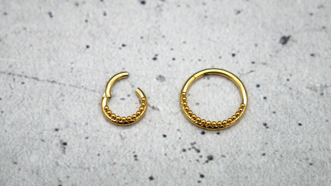 Piercing Ring Nostril Chirurgenstahl 1,2mm 16g - 1A/12