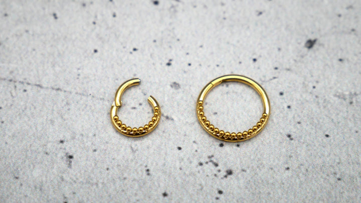 Piercing Ring Nostril Chirurgenstahl 1,2mm 16g - 1A/12