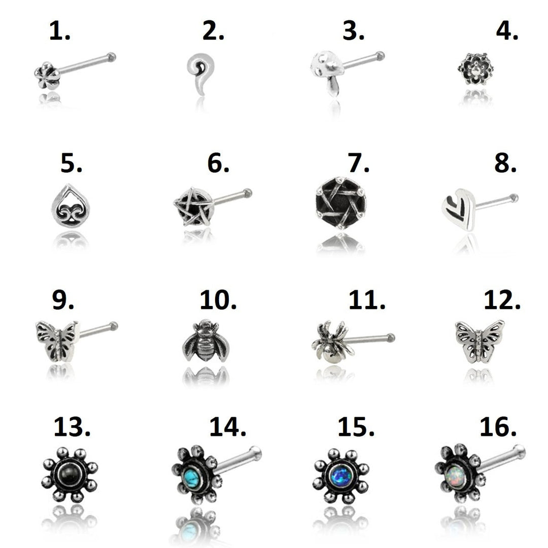 Piercing/Nasenstecker 925er Silber - 1J/06