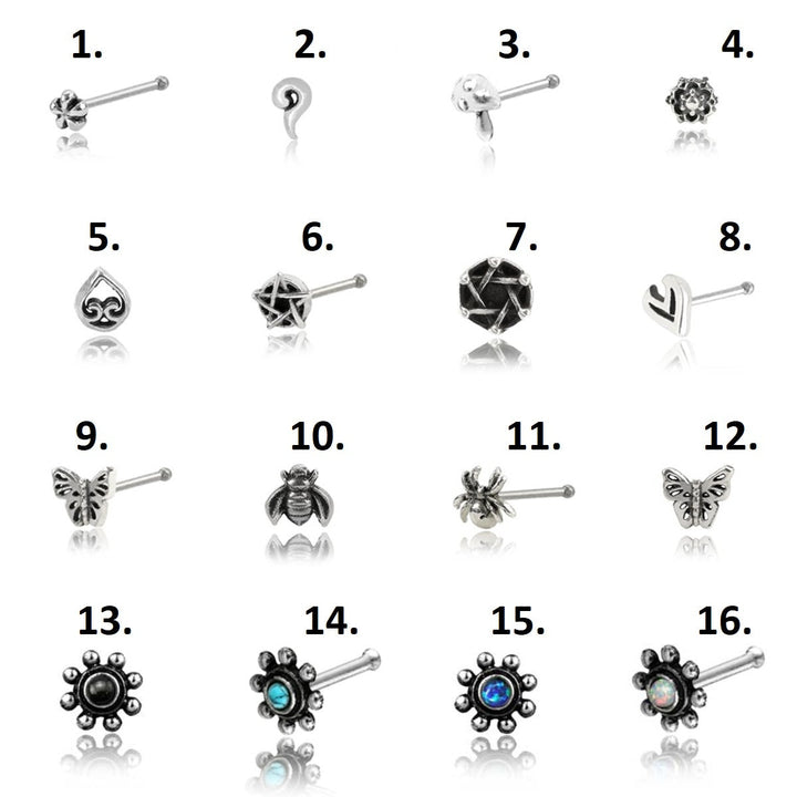Piercing/Nasenstecker 925er Silber - 1J/06