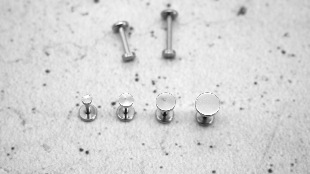 Silber Piercing/Labret/Medusa Chirurgenstahl - 1C/11