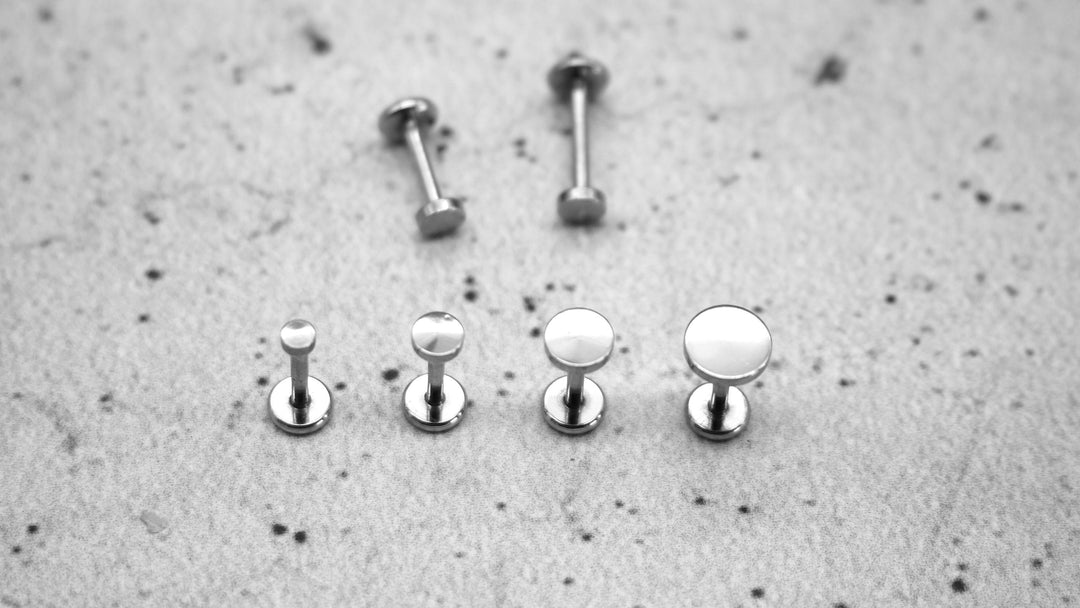 Silber Piercing/Labret/Medusa Chirurgenstahl - 1C/11