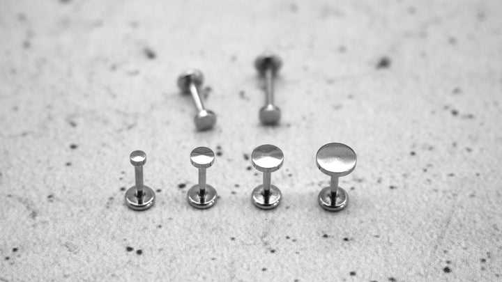 Silber Piercing/Labret/Medusa Chirurgenstahl - 1C/11
