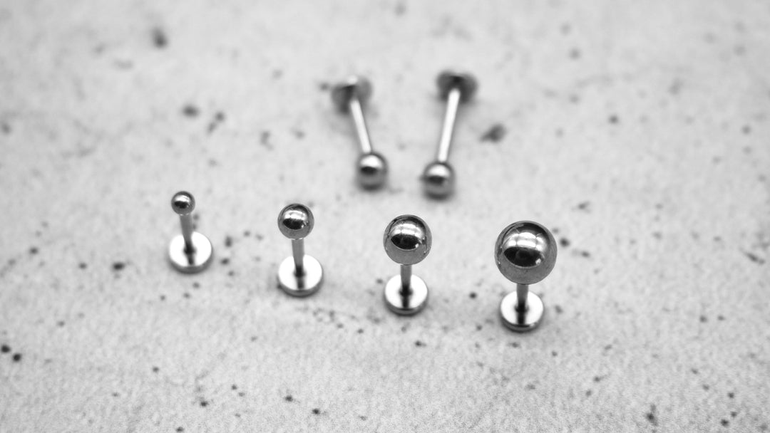 Silber Piercing/Labret/Medusa Chirurgenstahl - 1C/13