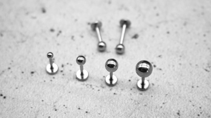 Silber Piercing/Labret/Medusa Chirurgenstahl - 1C/13