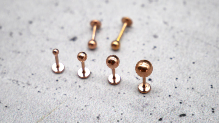 Rosegold Piercing/Labret/Medusa Chirurgenstahl - 1C/14