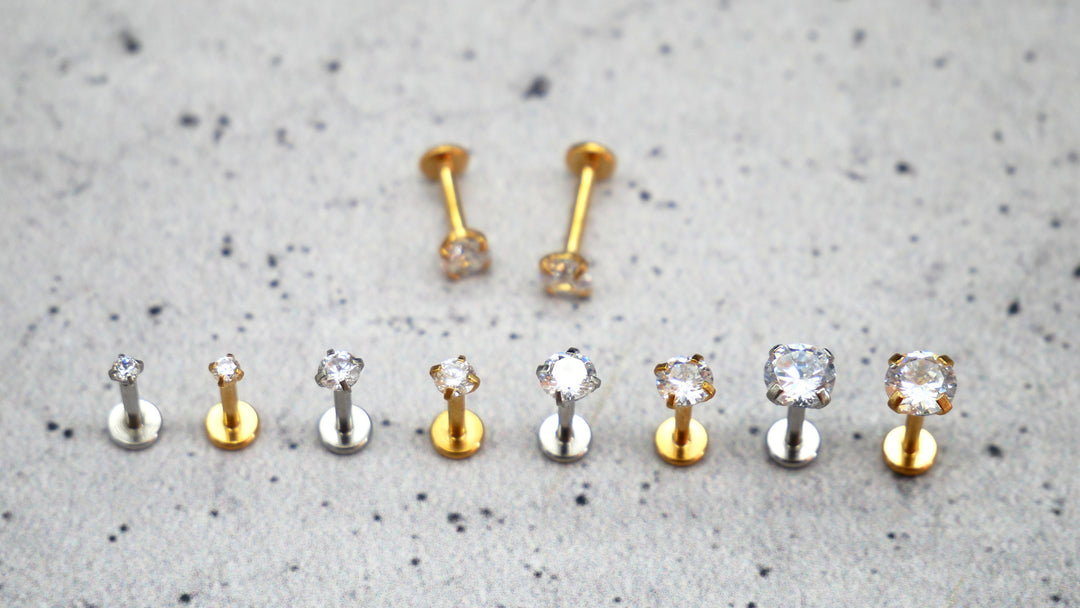 Piercing/Labret/Medusa/Tragus Chirurgenstahl - 1B/10