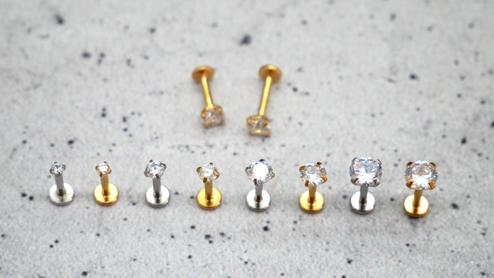 Piercing/Labret/Medusa/Tragus Chirurgenstahl - 1B/10