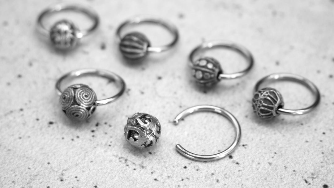 Ohrring Ball Closed Ring - 1K/03