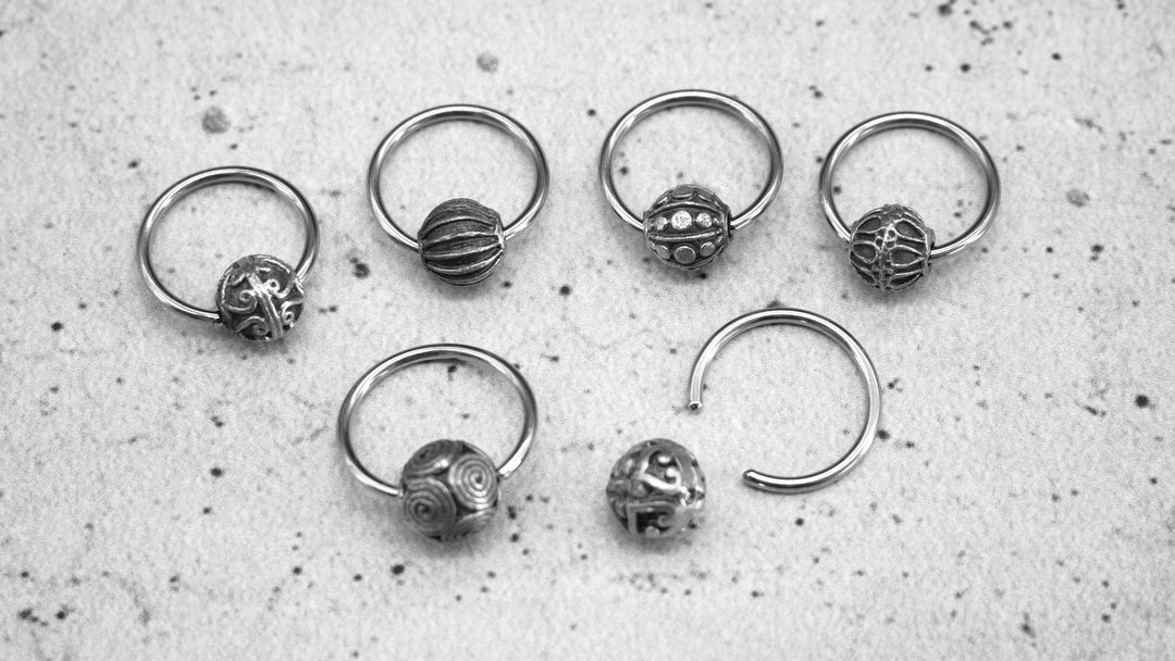 Ohrring Ball Closed Ring - 1K/03