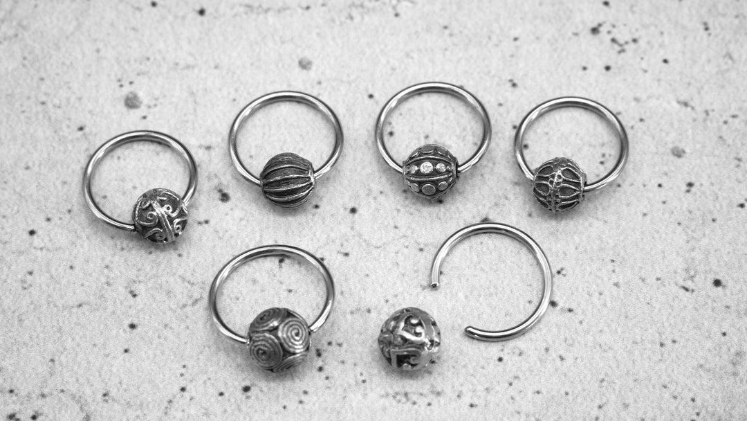Ohrring Ball Closed Ring - 1K/03