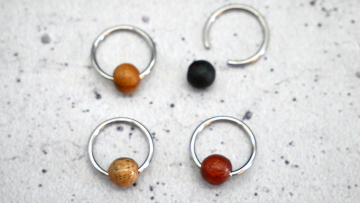 Ohrring Ball Closed Ring - 1K/04
