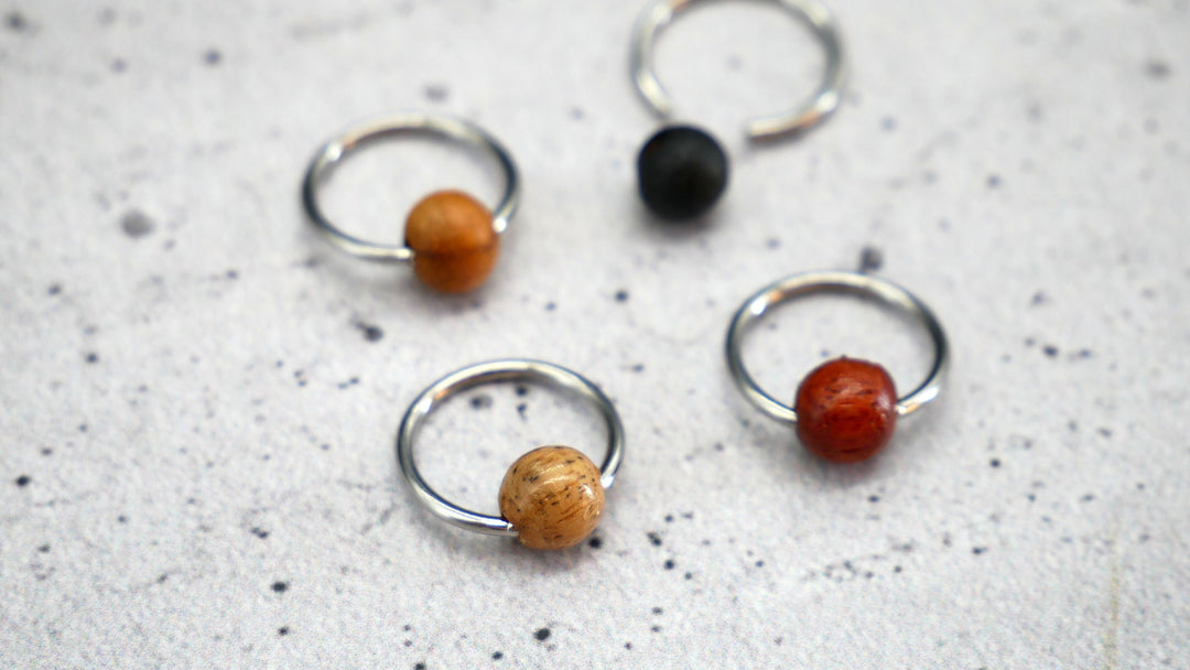 Ohrring Ball Closed Ring - 1K/04