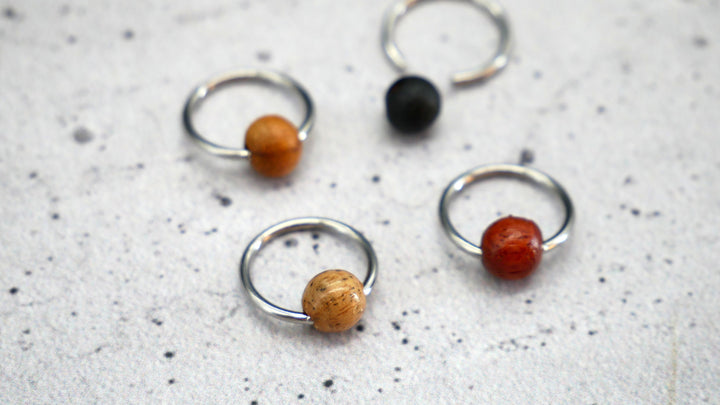 Ohrring Ball Closed Ring - 1K/04