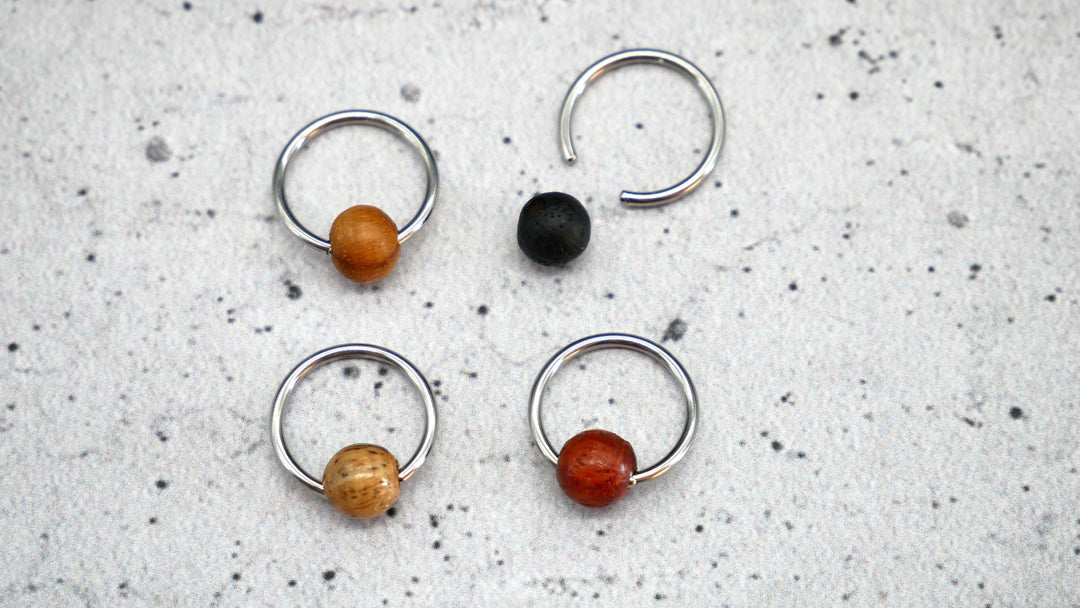 Ohrring Ball Closed Ring - 1K/04