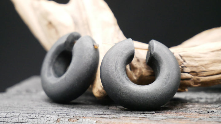Ohrringe aus Holz Handarbeit - II-8