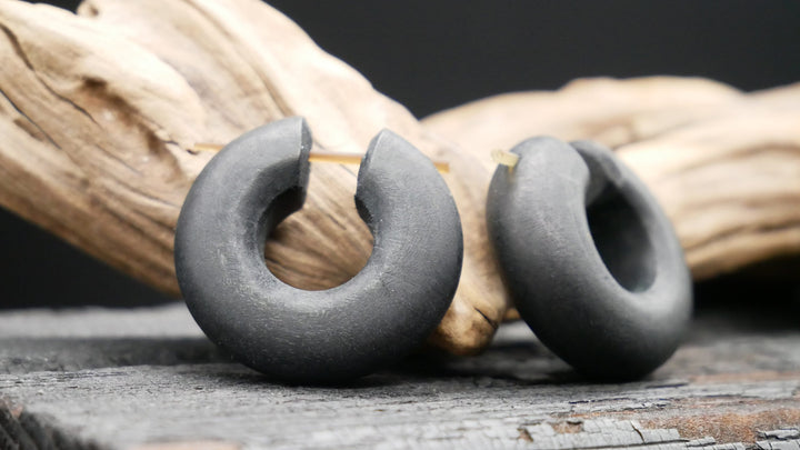 Ohrringe aus Holz Handarbeit - II-8