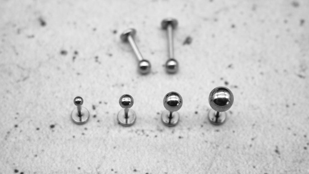 Silber Piercing/Labret/Medusa Chirurgenstahl - 1C/13