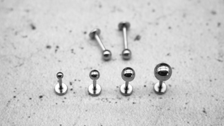 Silber Piercing/Labret/Medusa Chirurgenstahl - 1C/13
