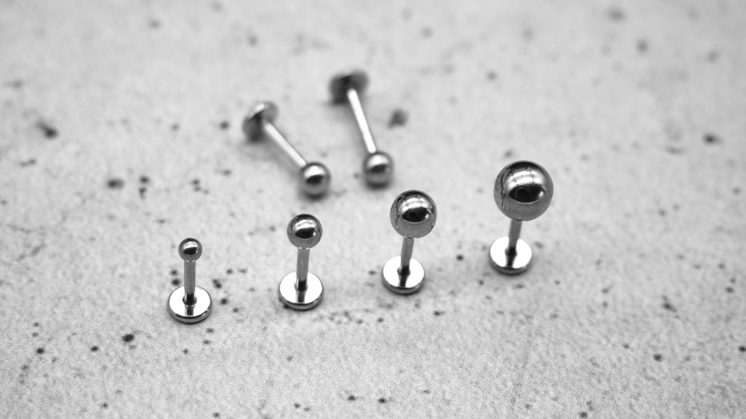 Silber Piercing/Labret/Medusa Chirurgenstahl - 1C/13