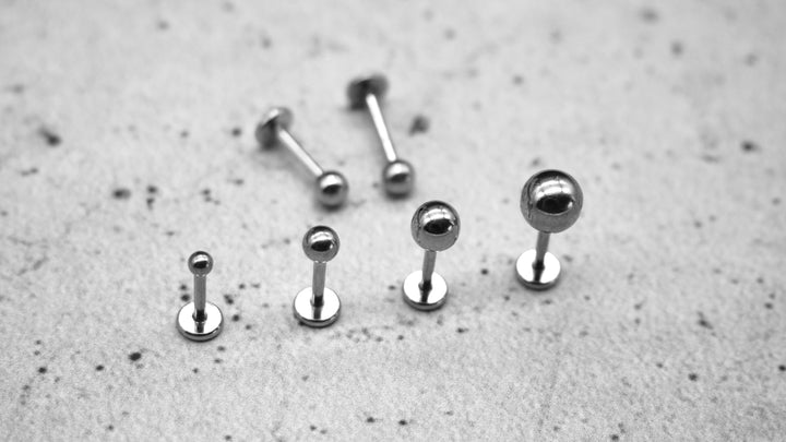 Silber Piercing/Labret/Medusa Chirurgenstahl - 1C/13