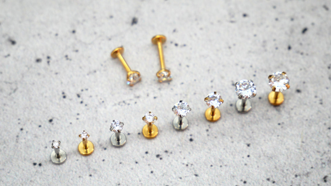 Piercing/Labret/Medusa/Tragus Chirurgenstahl - 1B/10
