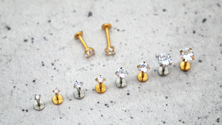 Piercing/Labret/Medusa/Tragus Chirurgenstahl - 1B/10