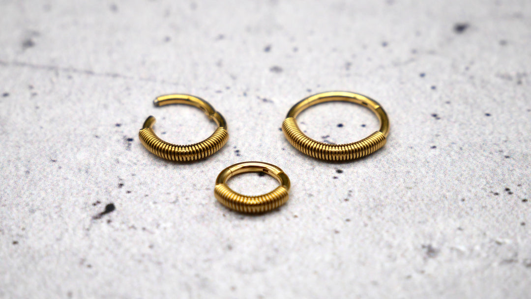 Piercing Ring Septum Chirurgenstahl 1,2mm 16g - 1A/08