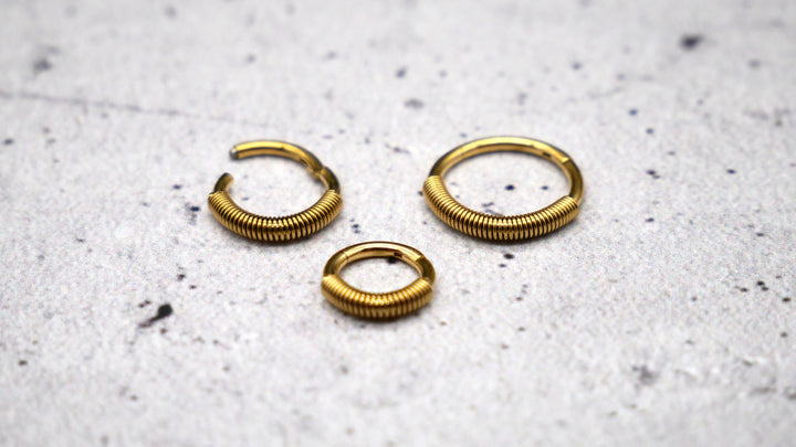 Piercing Ring Septum Chirurgenstahl 1,2mm 16g - 1A/08