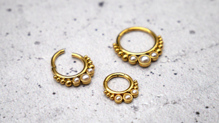 Piercing Ring Septum Chirurgenstahl 1,2mm 16g - 1A/16